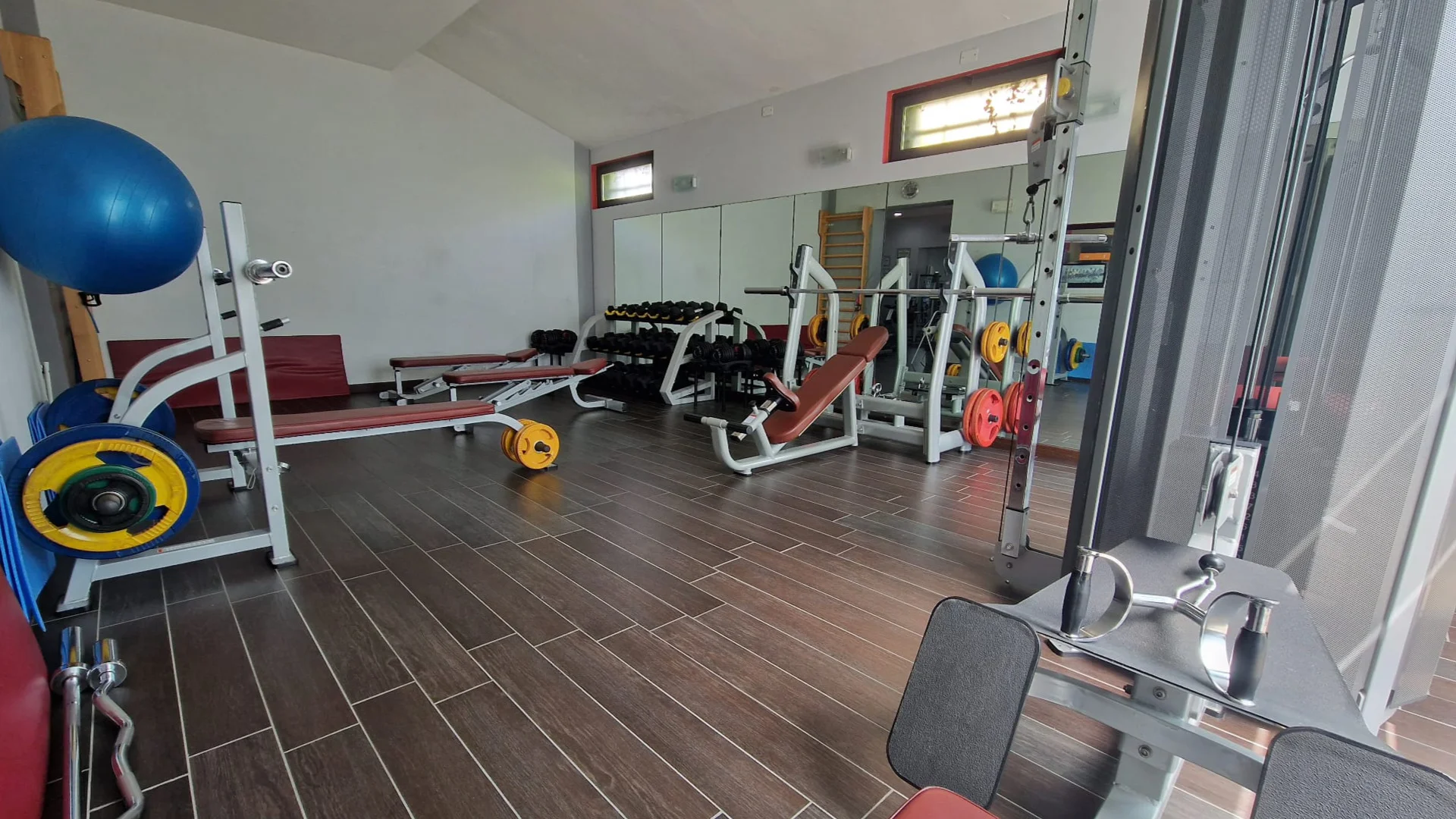 Interno della palestra New Athena